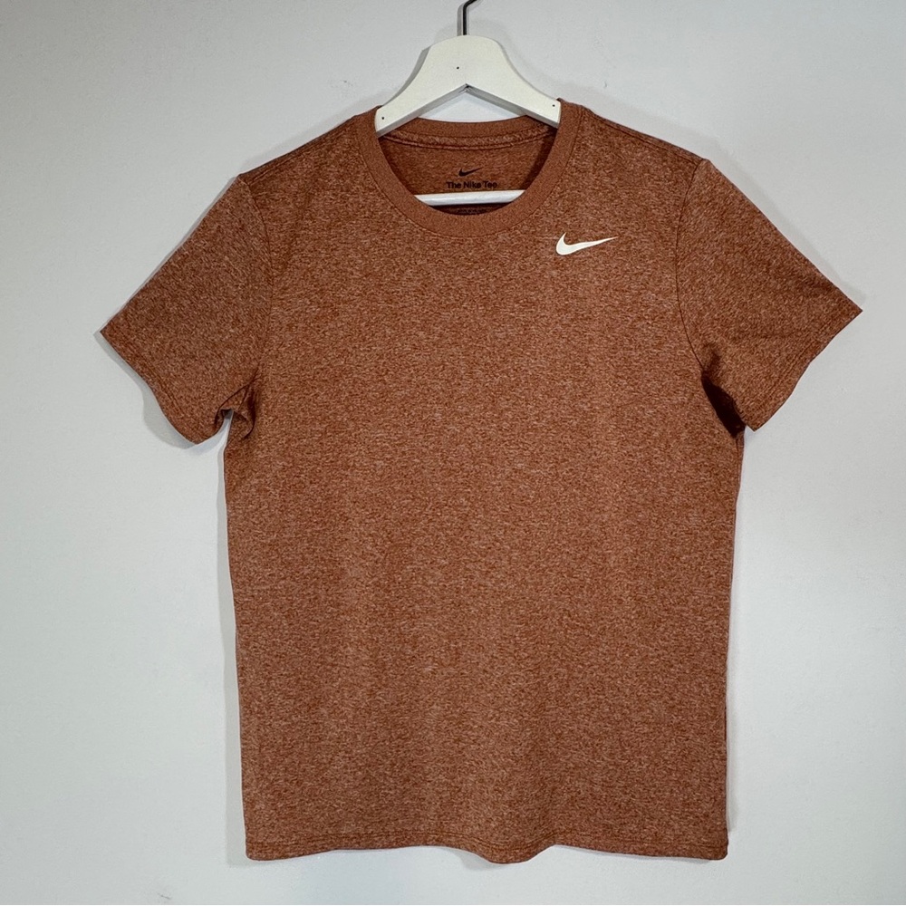 Nike Dri Fit Rust Heather Short Sleeve T Shirt Men’s Size Small